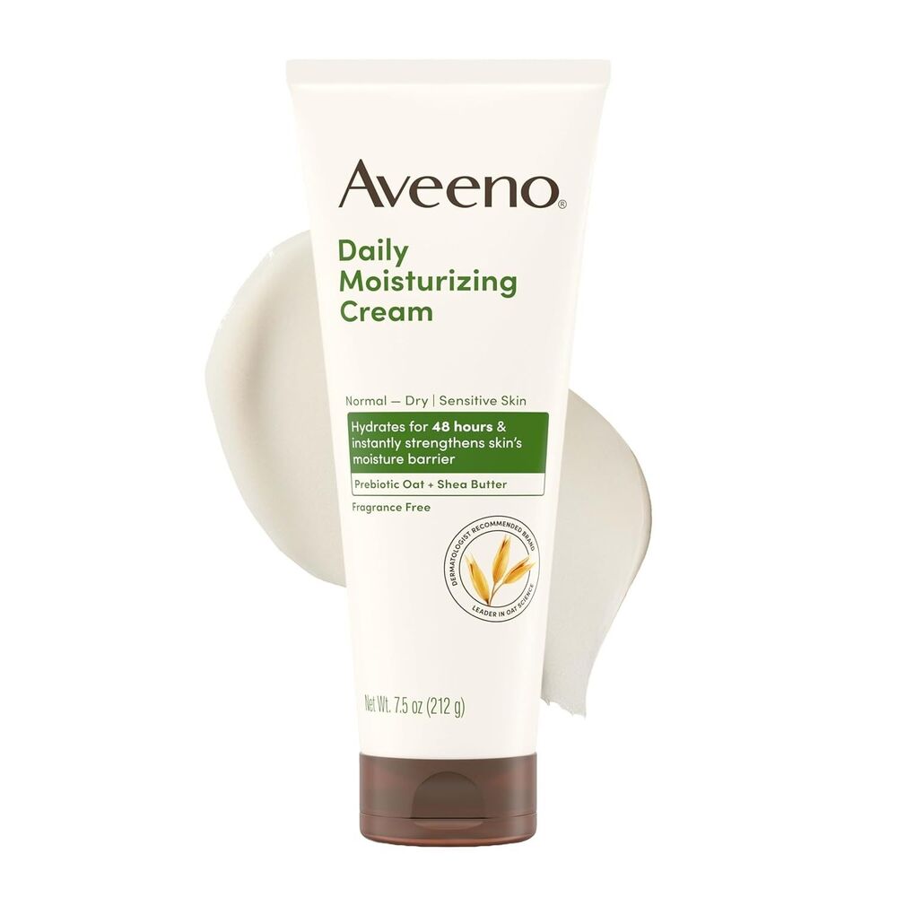 Aveeno DAILY MOISTURIZING CREAM Normal-Dry Sensitive Skin, 7.5 oz